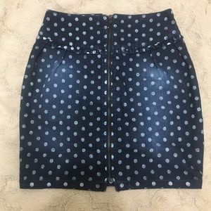 ZARA denim skirt